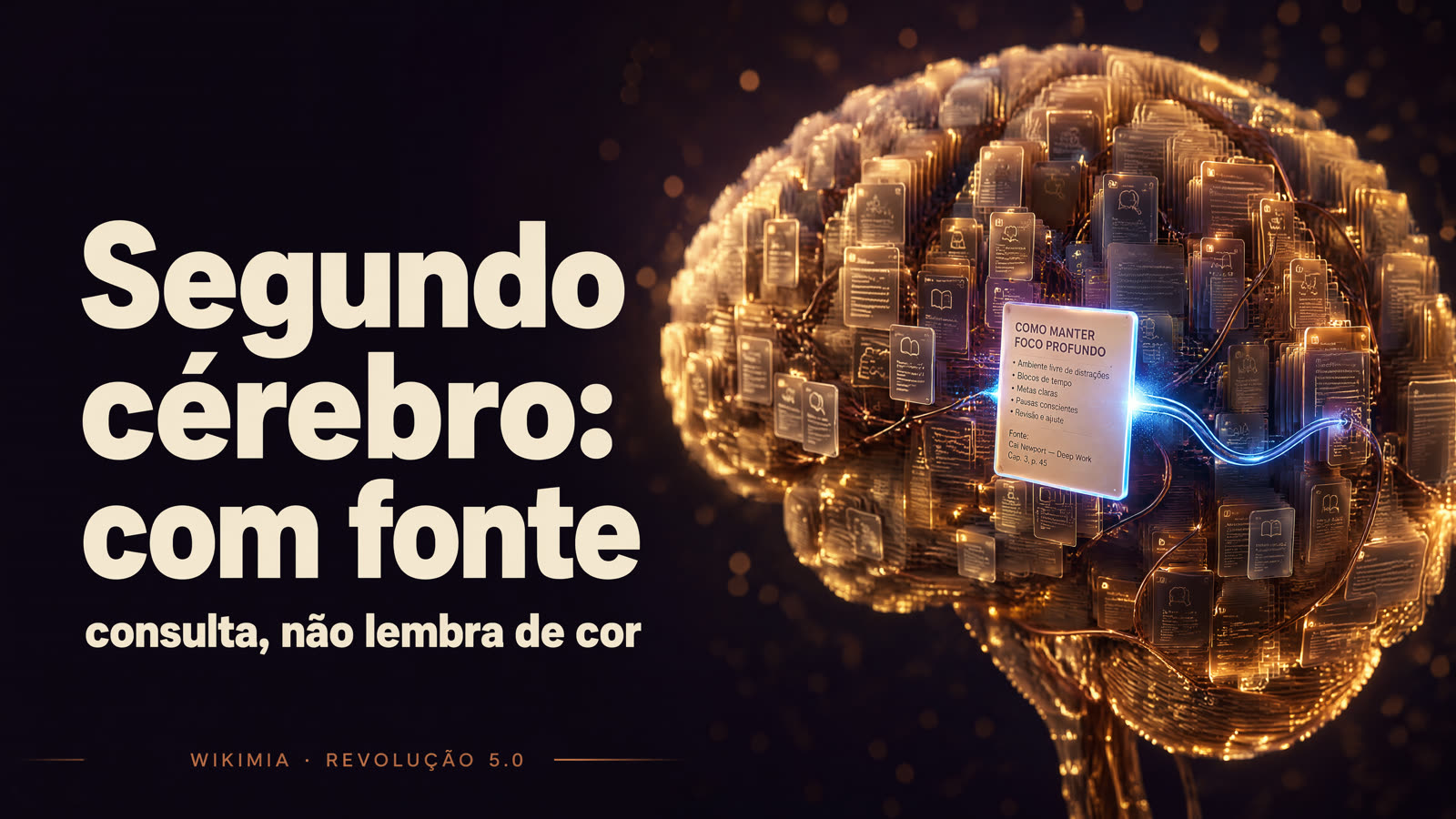 O segundo cérebro WikiMIA — conhecimento com fonte